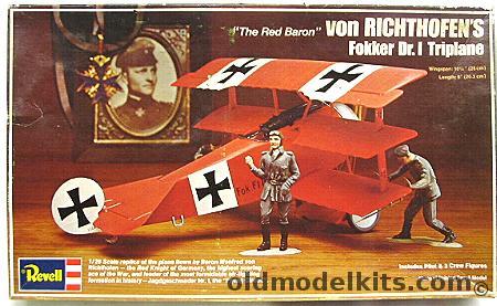 Revell 1/28 Fokker DR-I Triplane - Von Richthofen's Aircraft 'The Red Baron' (DR-1), H233 plastic model kit